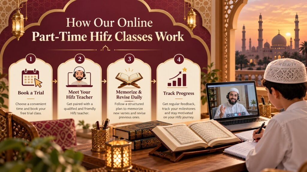 How Our Online Part-Time Hifz Classes Work