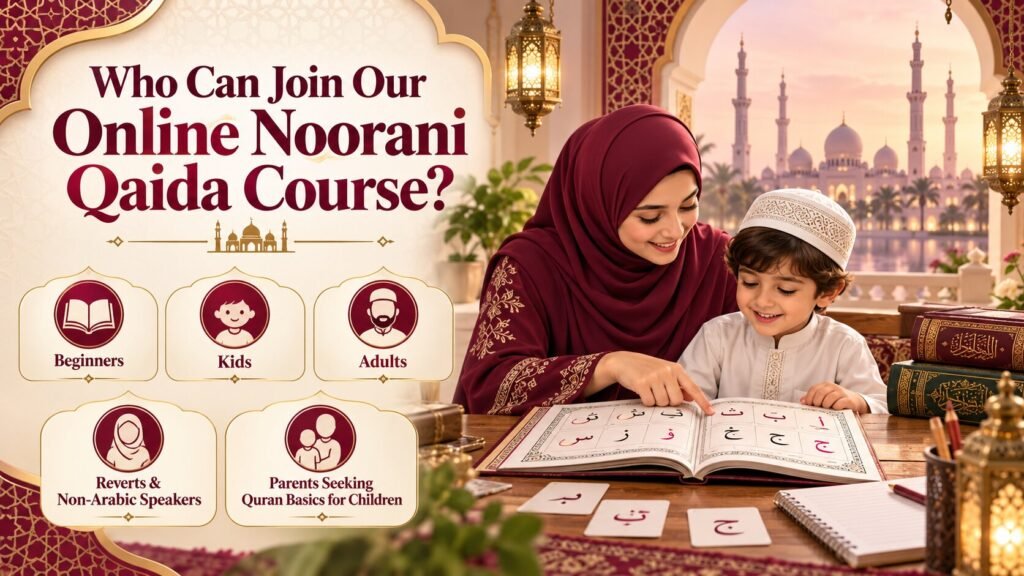 Who Can Join Our Online Noorani Qaida Course